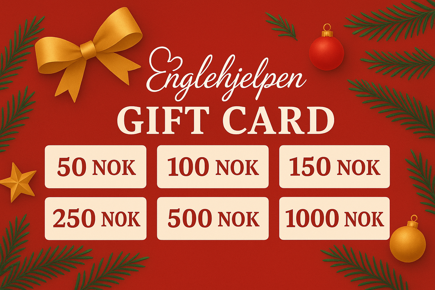 Englehjelpen Gift Card